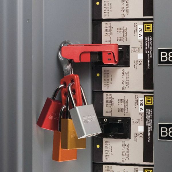 Khóa LOTO ngắt mạch kiểu kẹp Master Lock 491B