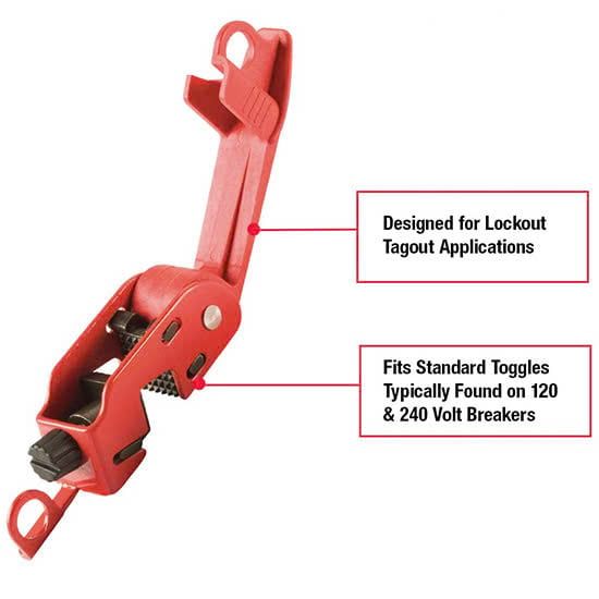 Khóa LOTO ngắt mạch kiểu kẹp Master Lock 493B