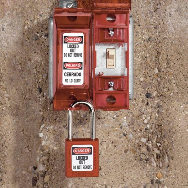Khóa LOTO công tắc âm tường đa năng Master Lock 496B