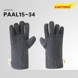 Găng Tay Chịu Nhiệt Castong Làm Bằng Sợi Cotton + Para-aramid Chống Cháy Tiêu Chuẩn CE EN388 AND EN407
