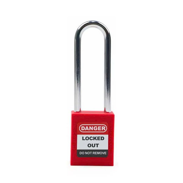 Khóa an toàn còng thép dài 76mm PROLOCKEY KD-P76SRED