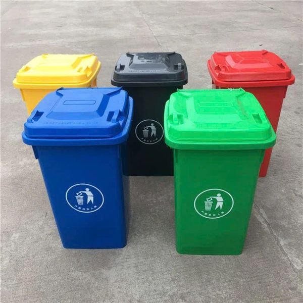 THÙNG RÁC NHỰA HDPE 60 LÍT