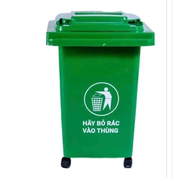 THÙNG RÁC NHỰA HDPE 60 LÍT