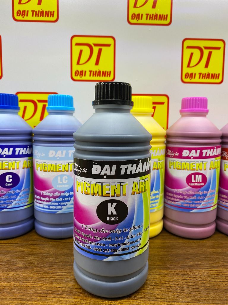 Mực Dầu Pigment Art In Giấy Couche – 1 Lit