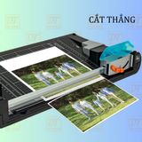 Bàn Cắt Giấy Đa Năng DSB A3 - Cắt Thẳng, Cắt Gợn Sóng, Cắt Răng Cưa, Bo Góc