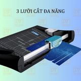 Bàn Cắt Giấy Đa Năng DSB A3 - Cắt Thẳng, Cắt Gợn Sóng, Cắt Răng Cưa, Bo Góc