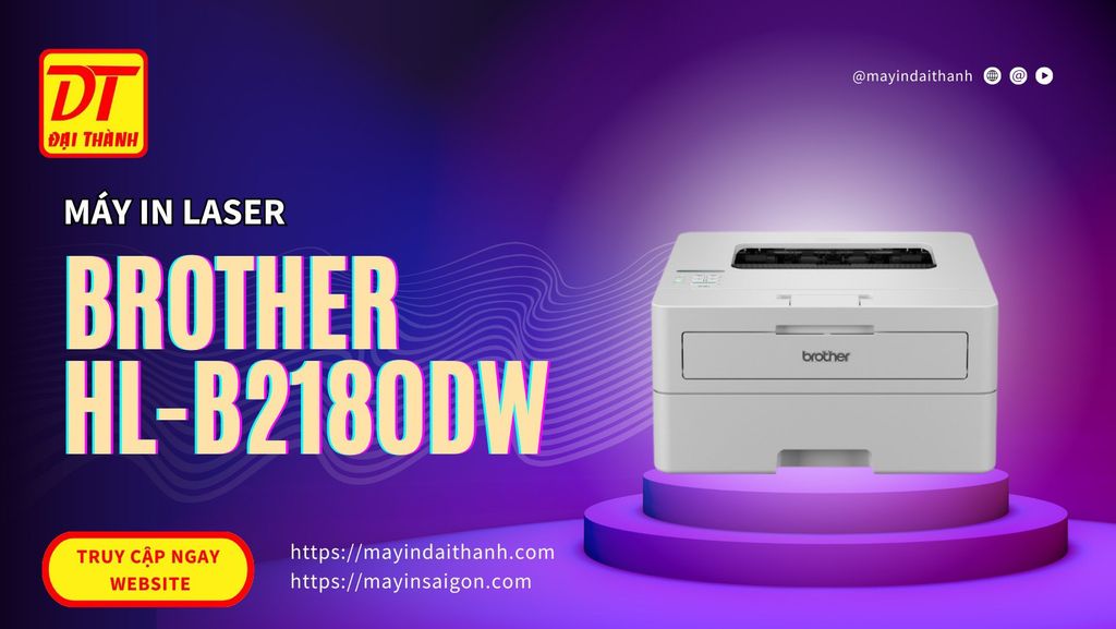 Máy In Brother HL-B2100D - Laser Trắng Đen, Khổ A4, In 2 Mặt