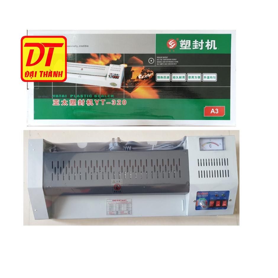 Máy Ép Plastic YT 320 Khổ A3 - Rulo lớn