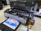 Epson G4500 in decal đế vàng cuộn (Máy in, máy cán màng, máy cắt bế decal)