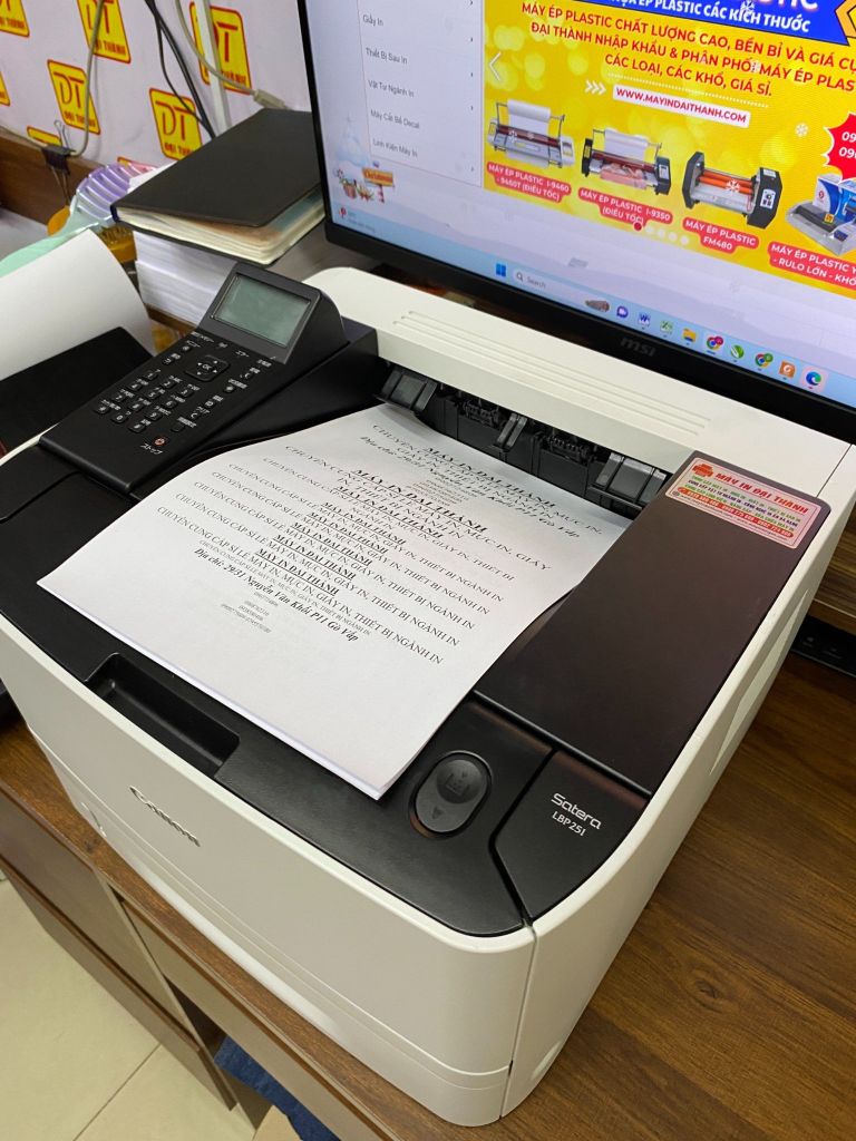 Máy in laser Canon LBP251DW- in 2 mặt tự động, wifi