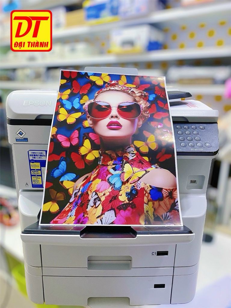Máy In Epson M7110, In Phun Siêu Tốc A3 - In Scan Copy, 2 Mặt , Wifi.