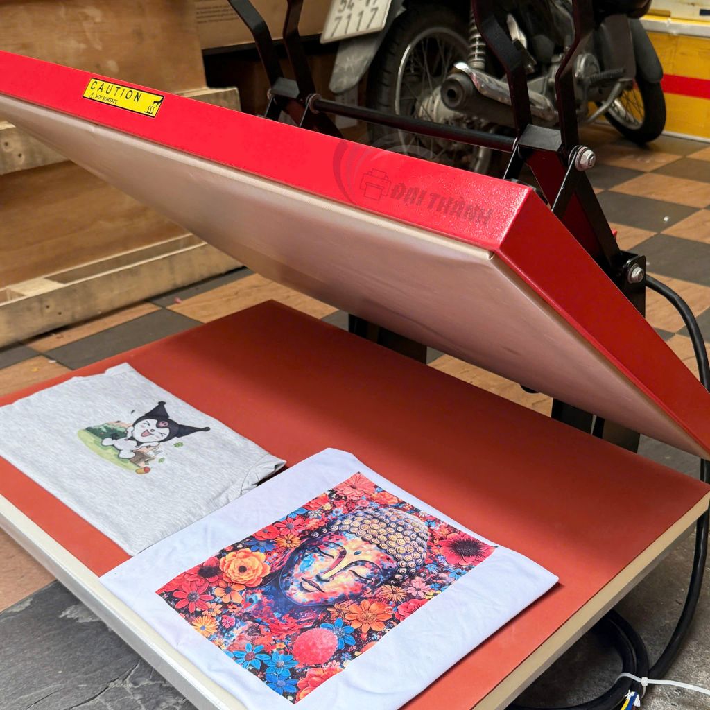 Máy ép nhiệt cao áp khổ 60x80 - Ép nhiệt thủ công