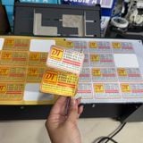 Decal Tem Bạc, Vàng Đồng khổ A4