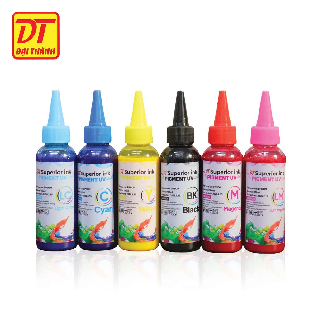 Mực Dầu Pigment UV - Dành Cho Máy In Phun Epson