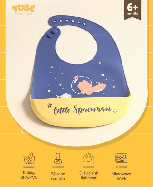  Yếm Ăn Dặm Silicone MS 3107 