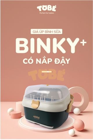  Giá Úp Bình Sữa Có Nắp Đậy Binky Plus MS 0105 