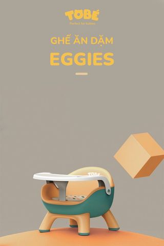  Ghế Ăn Dặm Quả Trứng Eggies MS 3106 