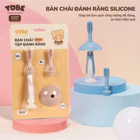  Bàn Chải Tập Đánh Răng Silicone MS 2107 