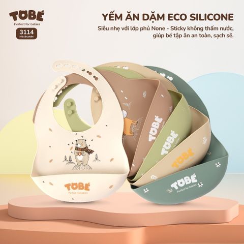  Yếm Ăn Dặm Eco Silicone MS 3114 