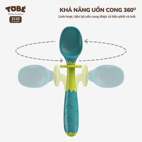  Set Thìa Dĩa Ăn Dặm MS 3118 