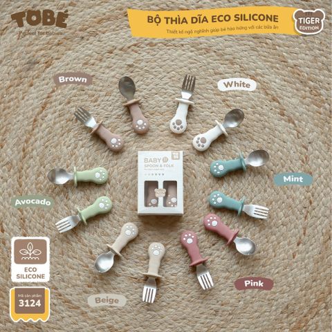  Thìa Dĩa Eco Silicone MS 3124 