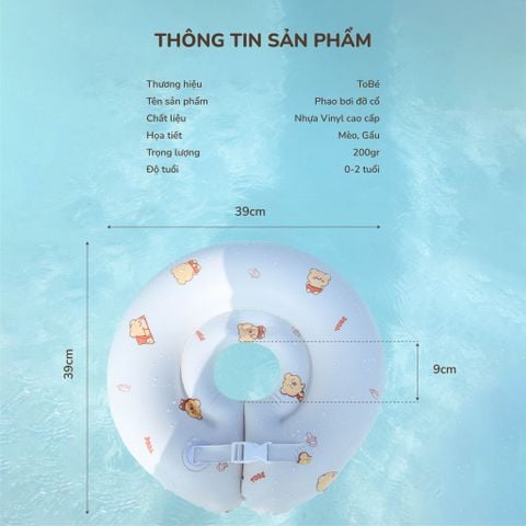  Phao Bơi Đỡ Cổ Cho Bé MS 0104 