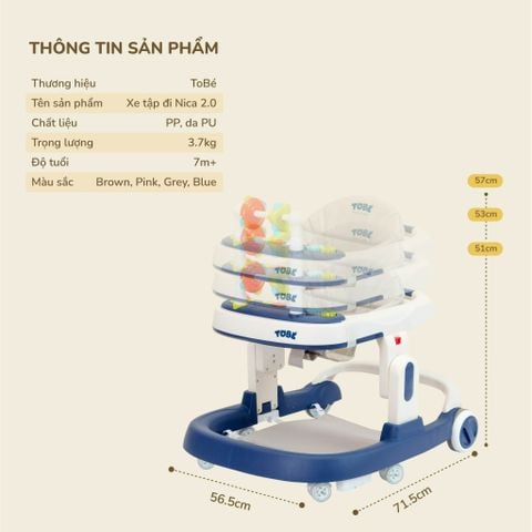  Xe Tập Đi Nica Phiên Bản 2.0 MS 8111 