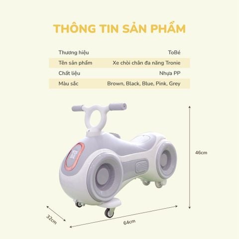  Xe Chòi Chân Đa Năng Tronie MS 8117 