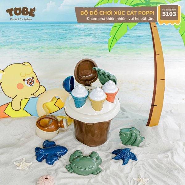  Bộ Đồ Chơi Xúc Cát Poppi MS 5103 