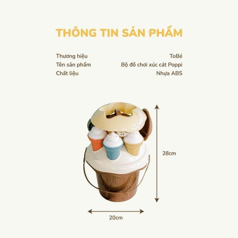  Bộ Đồ Chơi Xúc Cát Poppi MS 5103 
