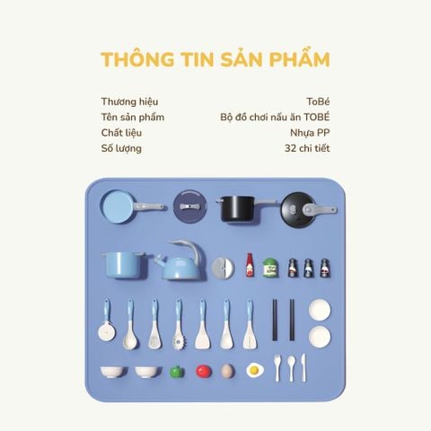  Bộ Đồ Chơi Nấu Ăn ToBé MS 5105 