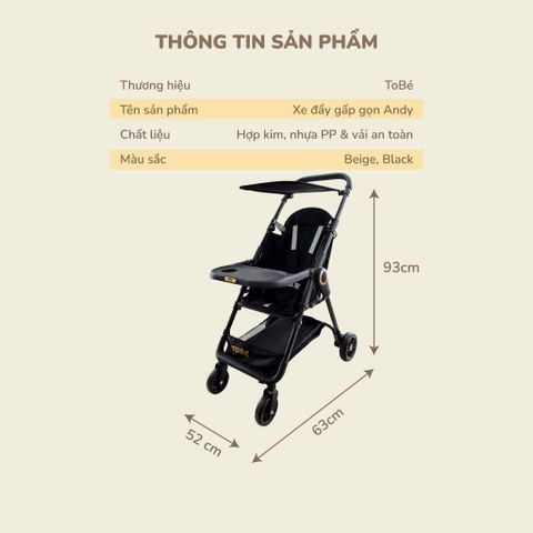  Xe Đẩy Gấp Gọn Andy MS 8121 