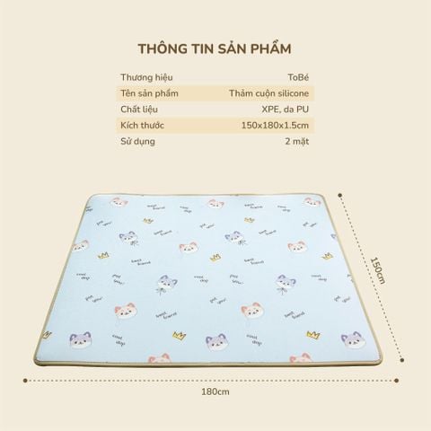  Thảm Cuộn Silicone MS 1118 
