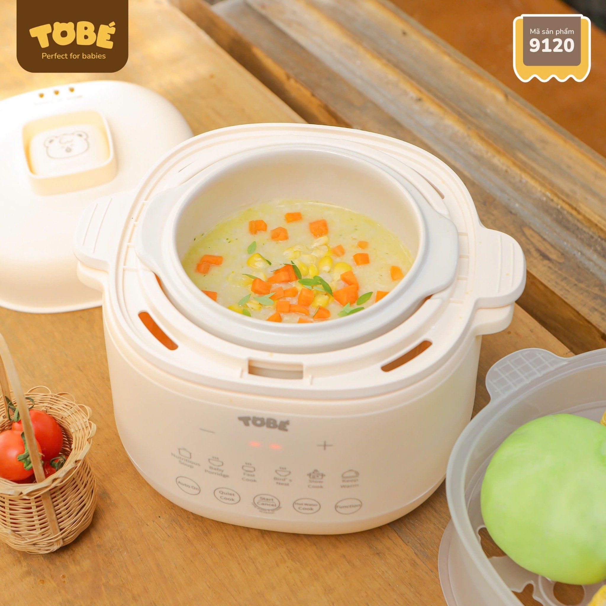 Nồi Nấu Cháo Chậm KOMI 9120 – tobevietnam