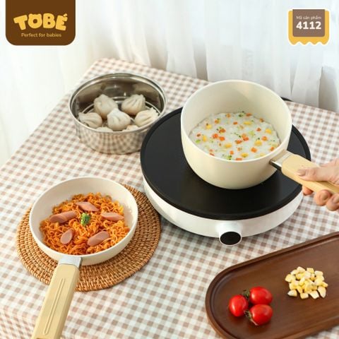  Bộ Nồi Chảo Kèm Xửng Hấp TERY MS 4112 