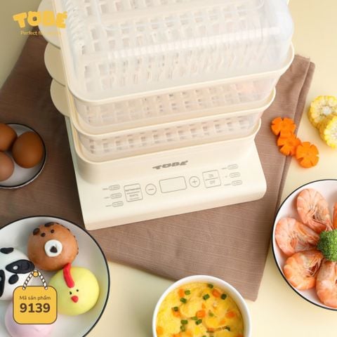  Nồi Hấp Hơi Nước 3 Tầng ToBé MS 9139 