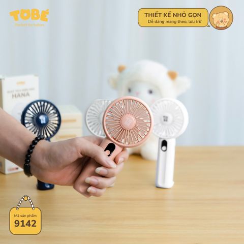  Quạt Tích Điện Mini HANA MS 9142 