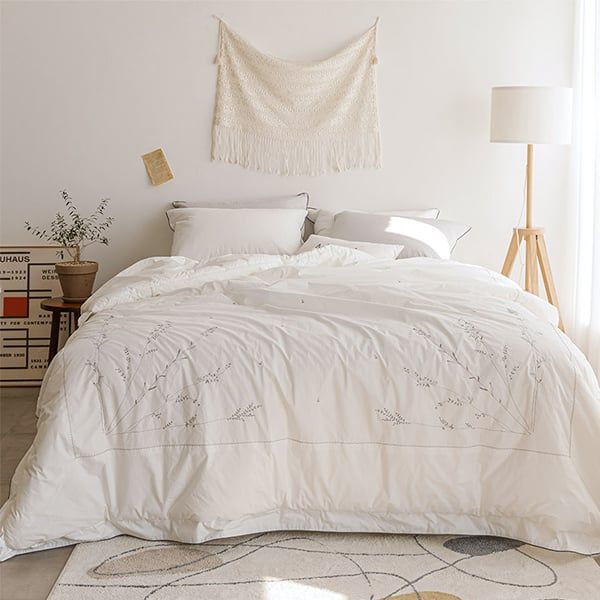 Bộ Chăn Ga Gối Hàn Quốc Cotton Mật Độ Cao Elegance