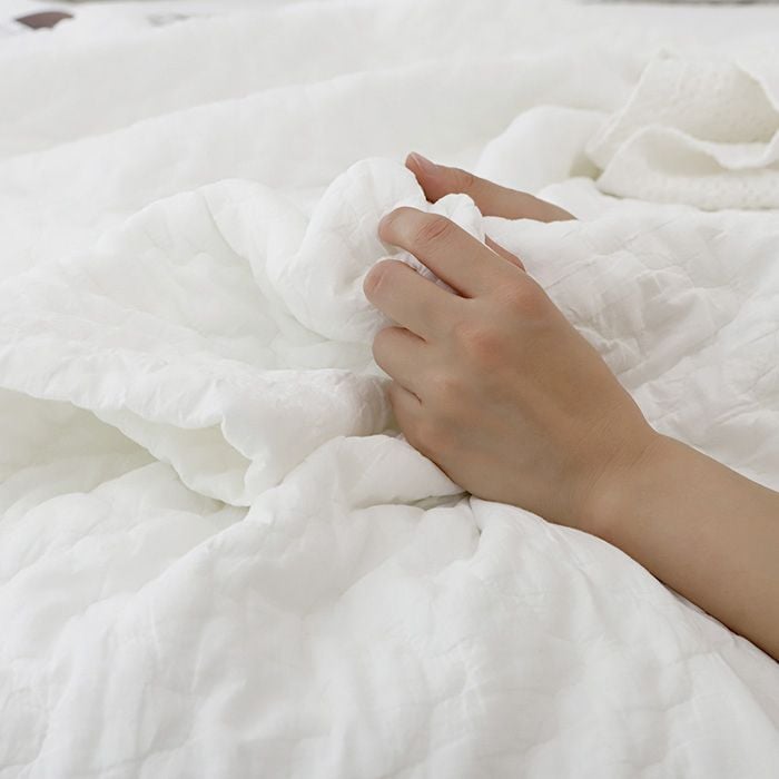 Chăn Drap Hàn Quốc Cotton Organic Cao Cấp Lily