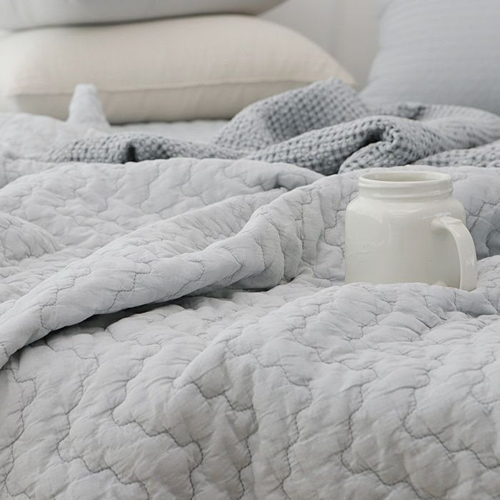Chăn Drap Hàn Quốc Cotton Organic Cao Cấp Lily