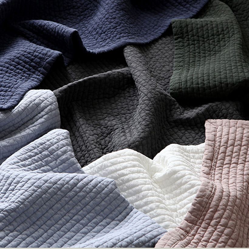 Chăn Hè Cotton Cao Cấp Drap Trải Paul Pigment Washing