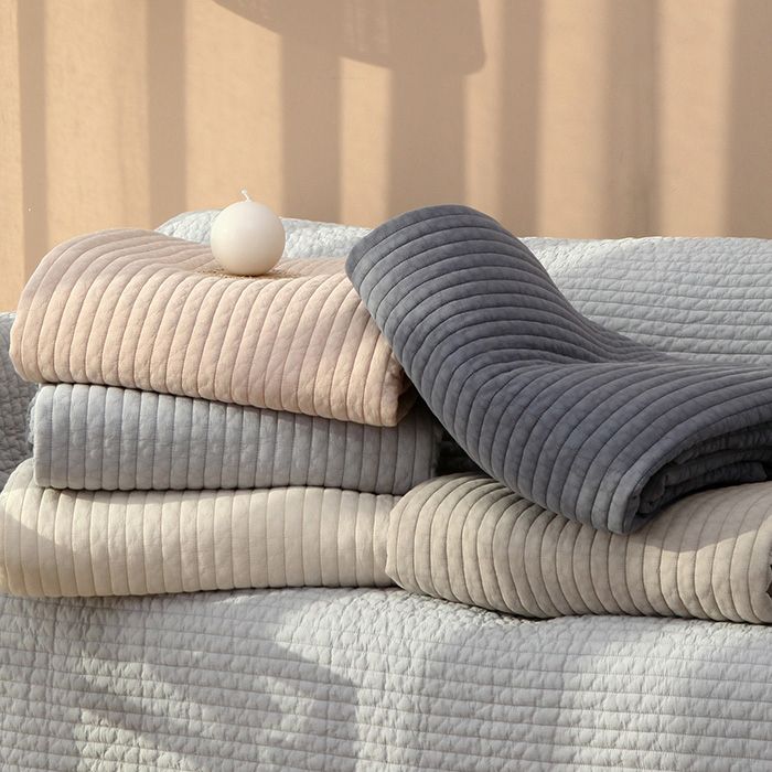 Chăn Hè Cotton Cao Cấp Drap Trải Paul Pigment Washing