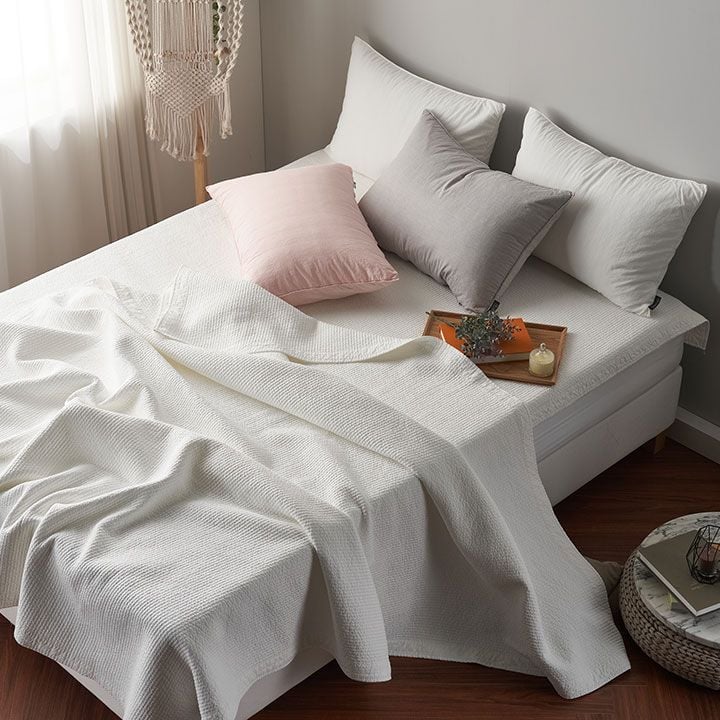 Chăn Mền Cao Cấp Hàn Quốc Mongle Cotton Hữu Cơ 100%