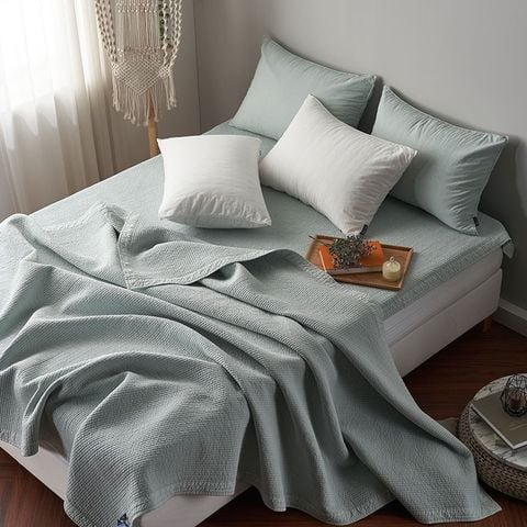  Chăn Mền Cao Cấp Hàn Quốc Mongle Cotton Hữu Cơ 100% 