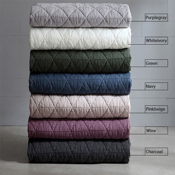Chăn Mền Cotton Nguyên Chất Drap Trải Hàn Quốc Aigle
