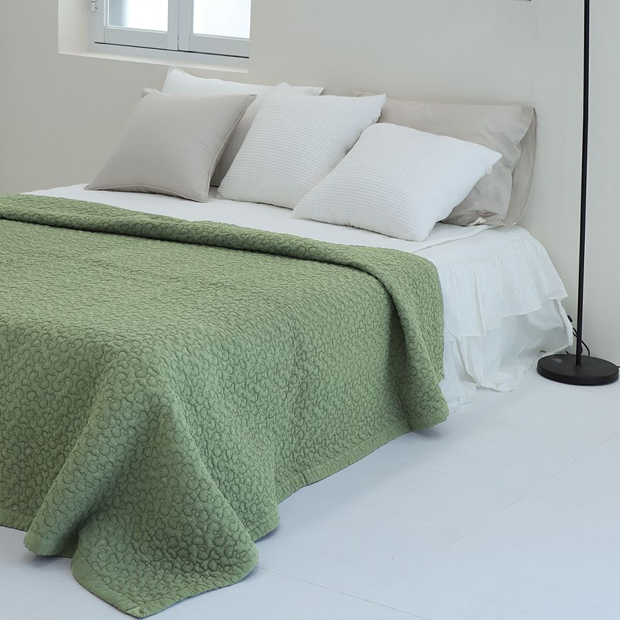 Chăn Mền Cotton Cao Cấp Hàn Quốc Mongeul Pigment Washing