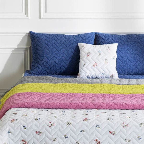 Chăn mền Hàn Quốc Cao Cấp Cotton Candy Pigment