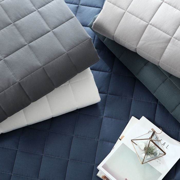 Ga Drap Bọc Giường Chần Bông Cao Cấp Hàn Quốc Plain
