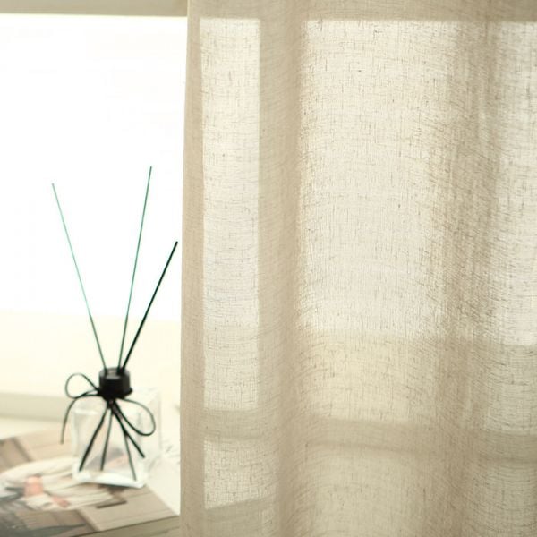 Rèm Voan Hàn Quốc Vải Linen Cao Cấp GHM