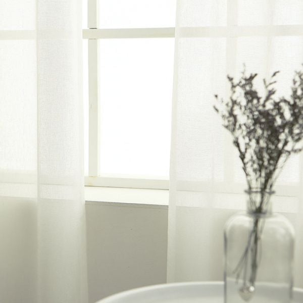 Rèm Voan Hàn Quốc Vải Linen Cao Cấp GHM